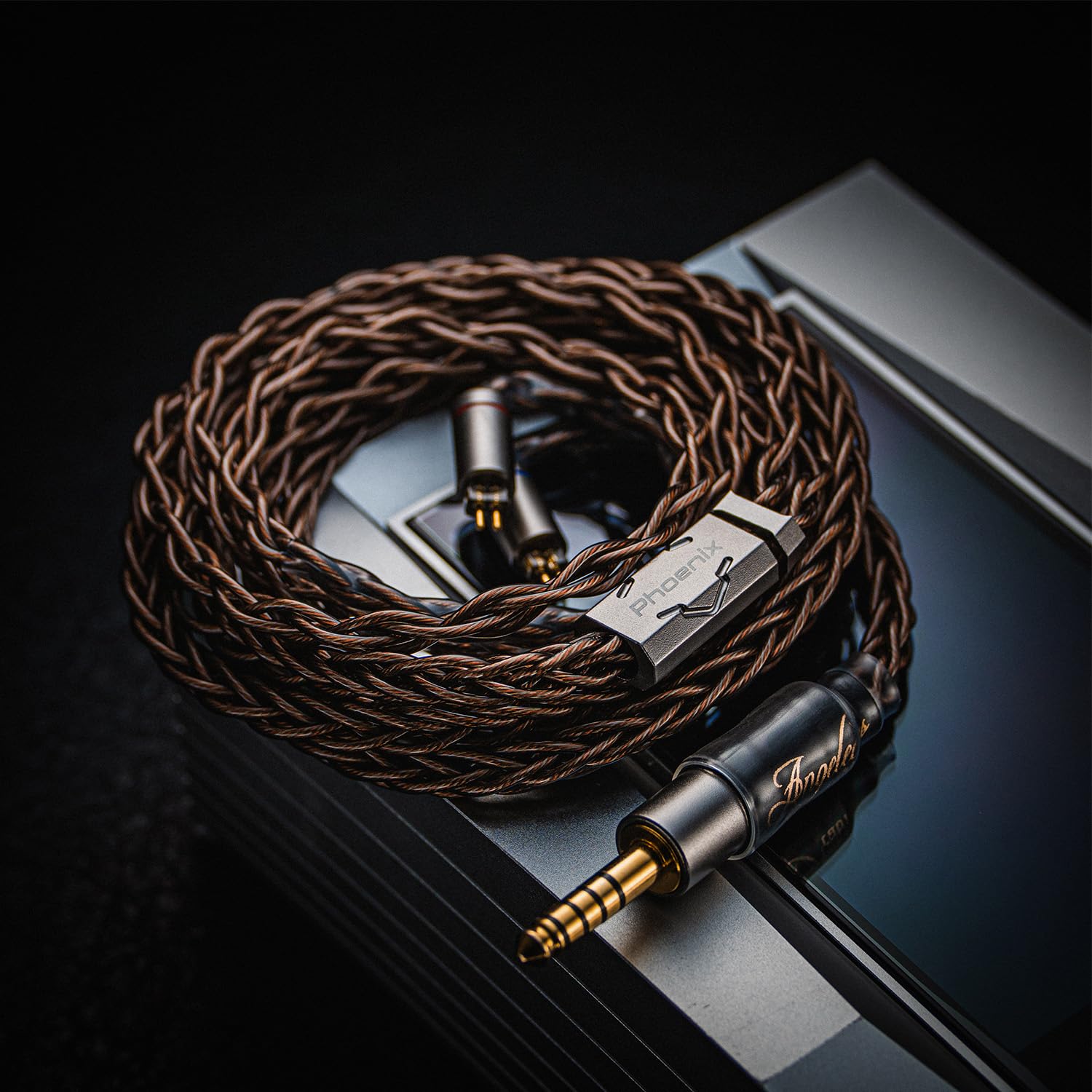 Angelears Phoenix 4.4ミリイヤホンケーブル Amazon | Angelears Phoenix 高解像IEMアップグレードケーブル、Type4S